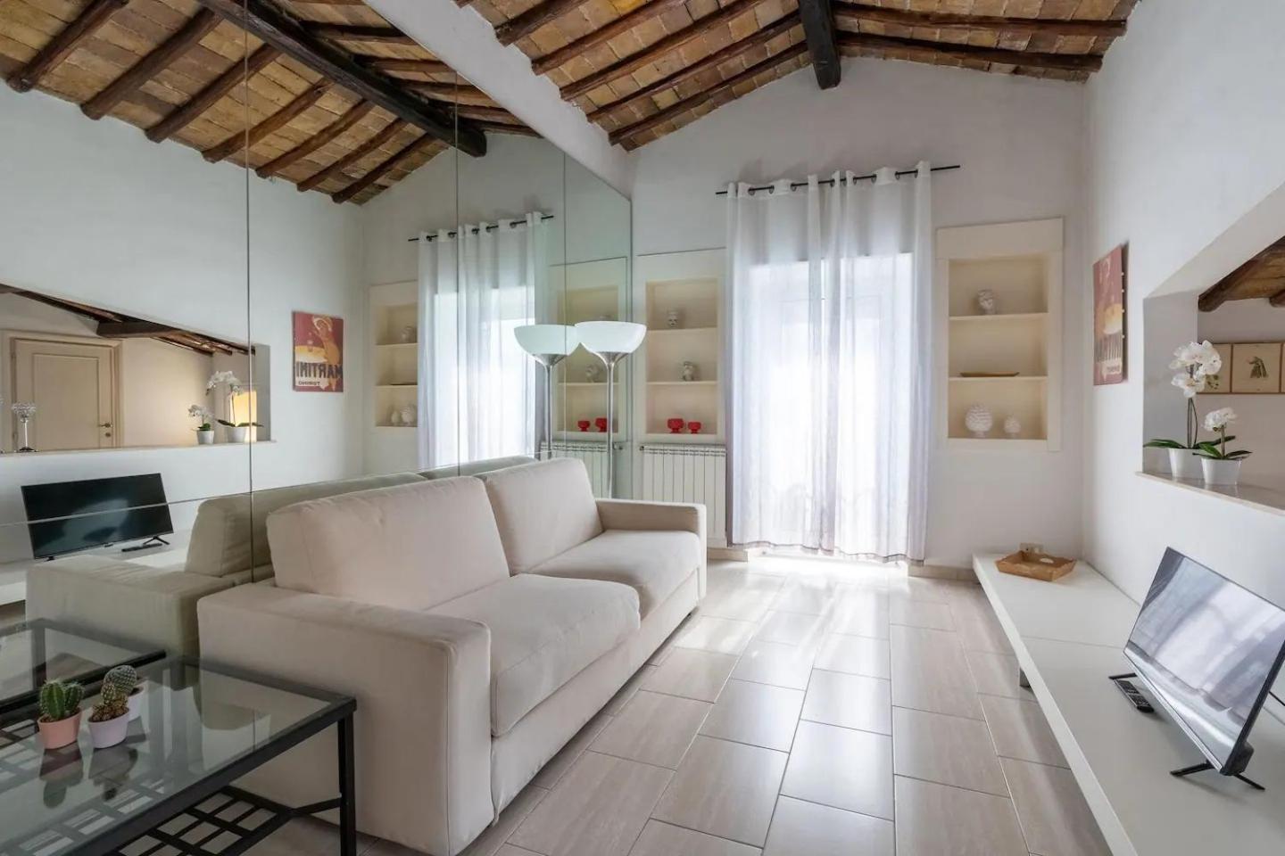 15 Min From Piazza Venezia Skyline Sanctuary In Trastevere Rom