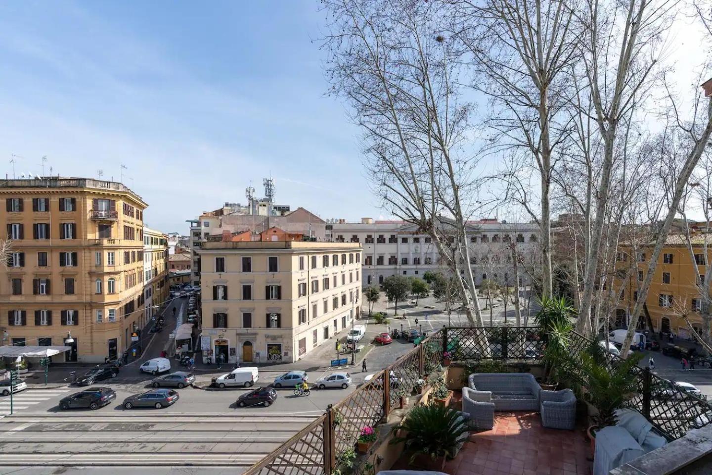 Appartamento 15 Min From Piazza Venezia Skyline Sanctuary In Trastevere
