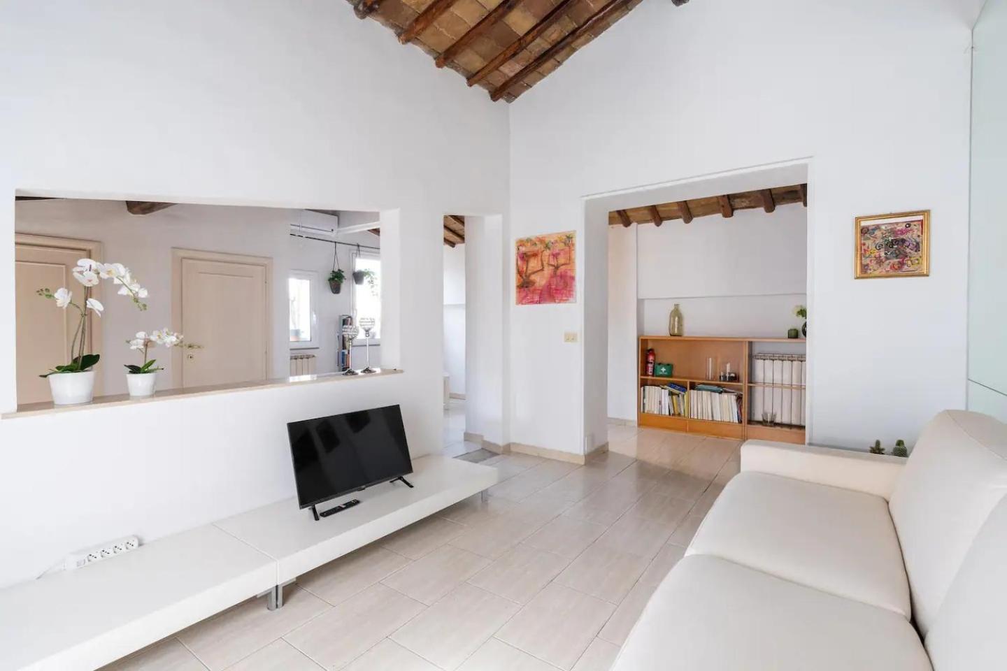 15 Min From Piazza Venezia Skyline Sanctuary In Trastevere * Roma